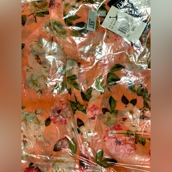 Kut from the Kloth - Jasmine Chiffon Blouse - Milan Coral - Picture 4 of 5